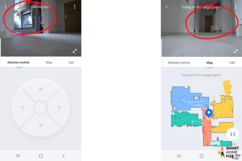 Videoüberwachungsfunktion des Roborock S7 MaxV ist zu sehen
